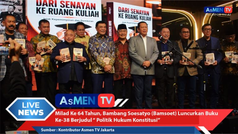 Wajib Tahu: Milad Ke 64 Tahun, Bambang Soesatyo Luncurkan Buku Berjudul “Politik Hukum Konstitusi”